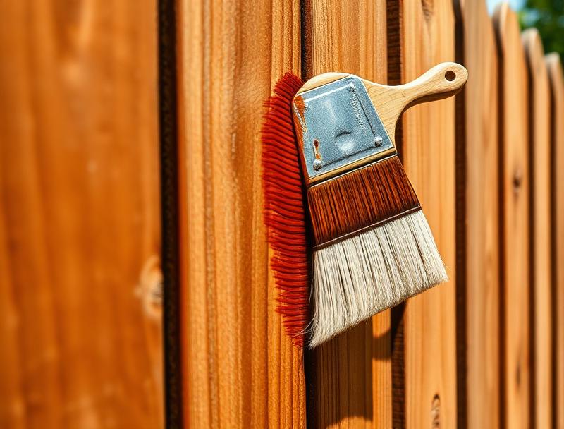 Fence Painting & Staining in Lakeside, CA project example