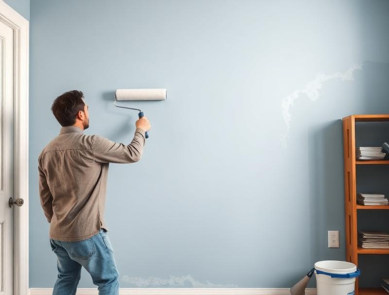 Office & Home Office Painting in Lakeside, CA project example