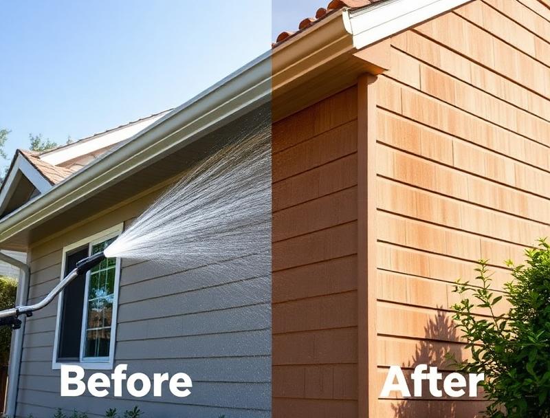Power Washing in Lakeside, CA project example