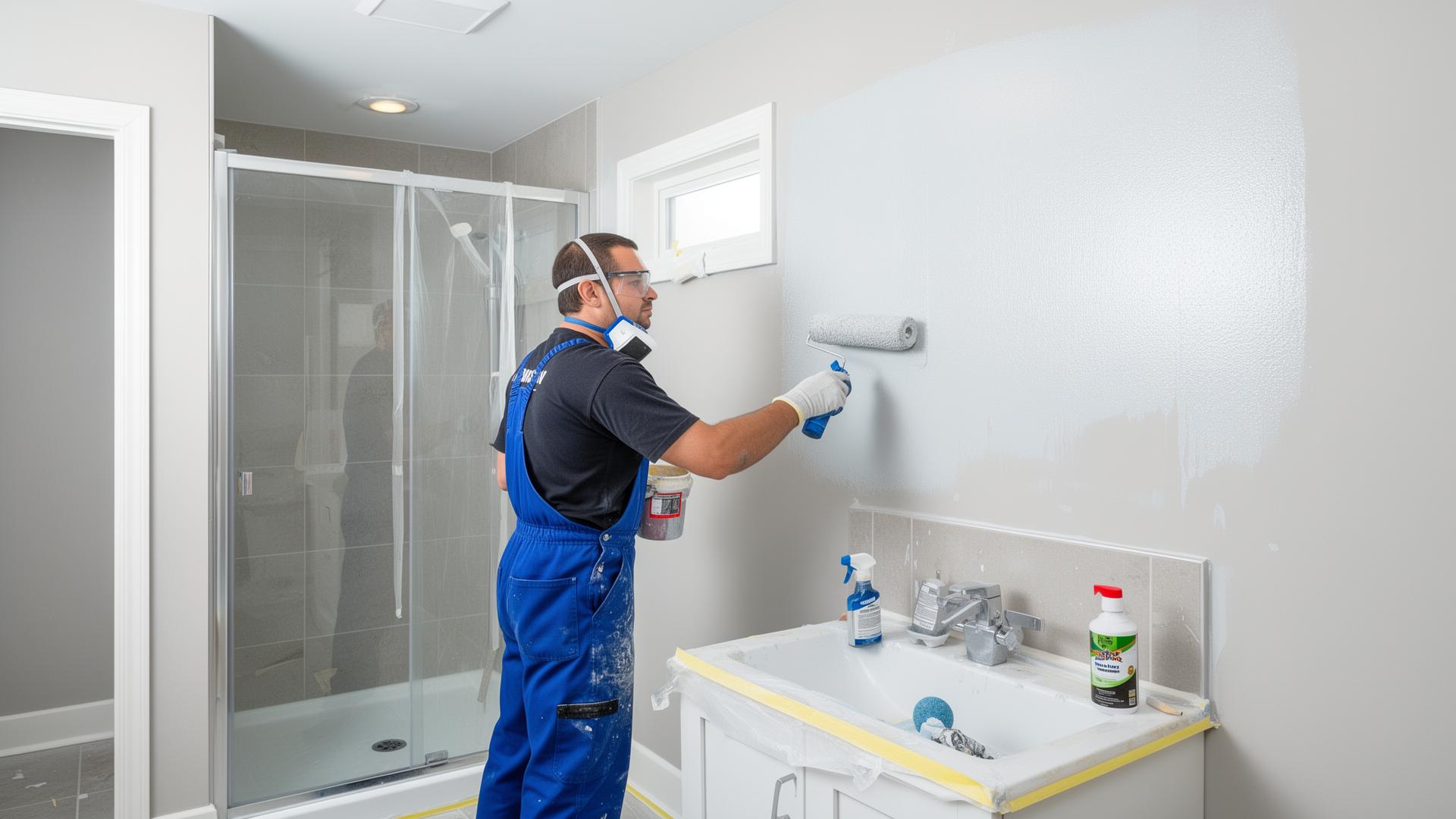 Professional mold-resistant painting in a San Diego home by Franklin Custom Finish