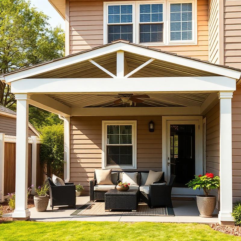 Patio Cover Painting project 4 by Franklin Custom Finish